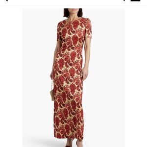 Paco Rabanne jacquard knit maxi dress